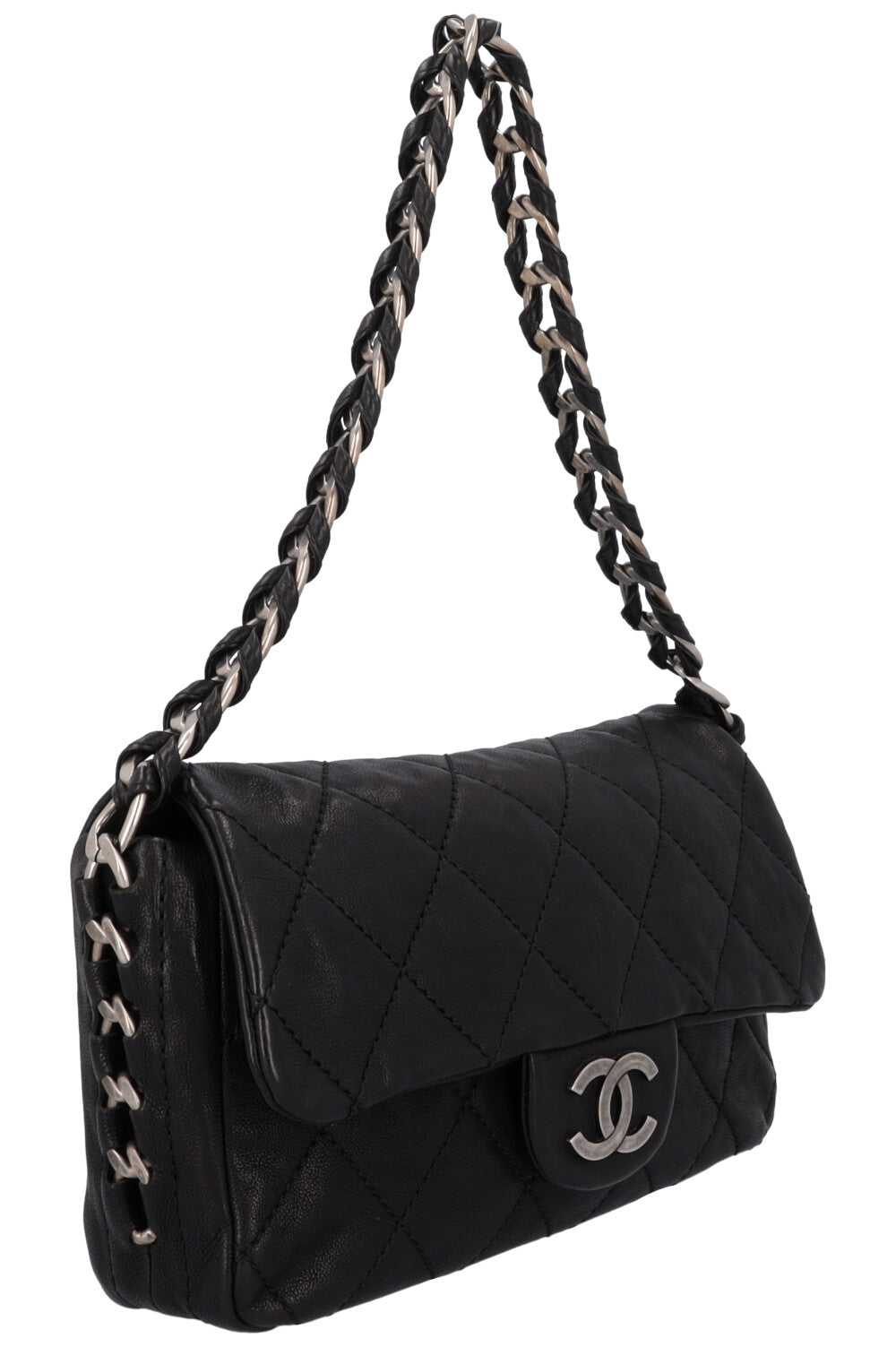 CHANEL Modern Chain Flap Bag Black