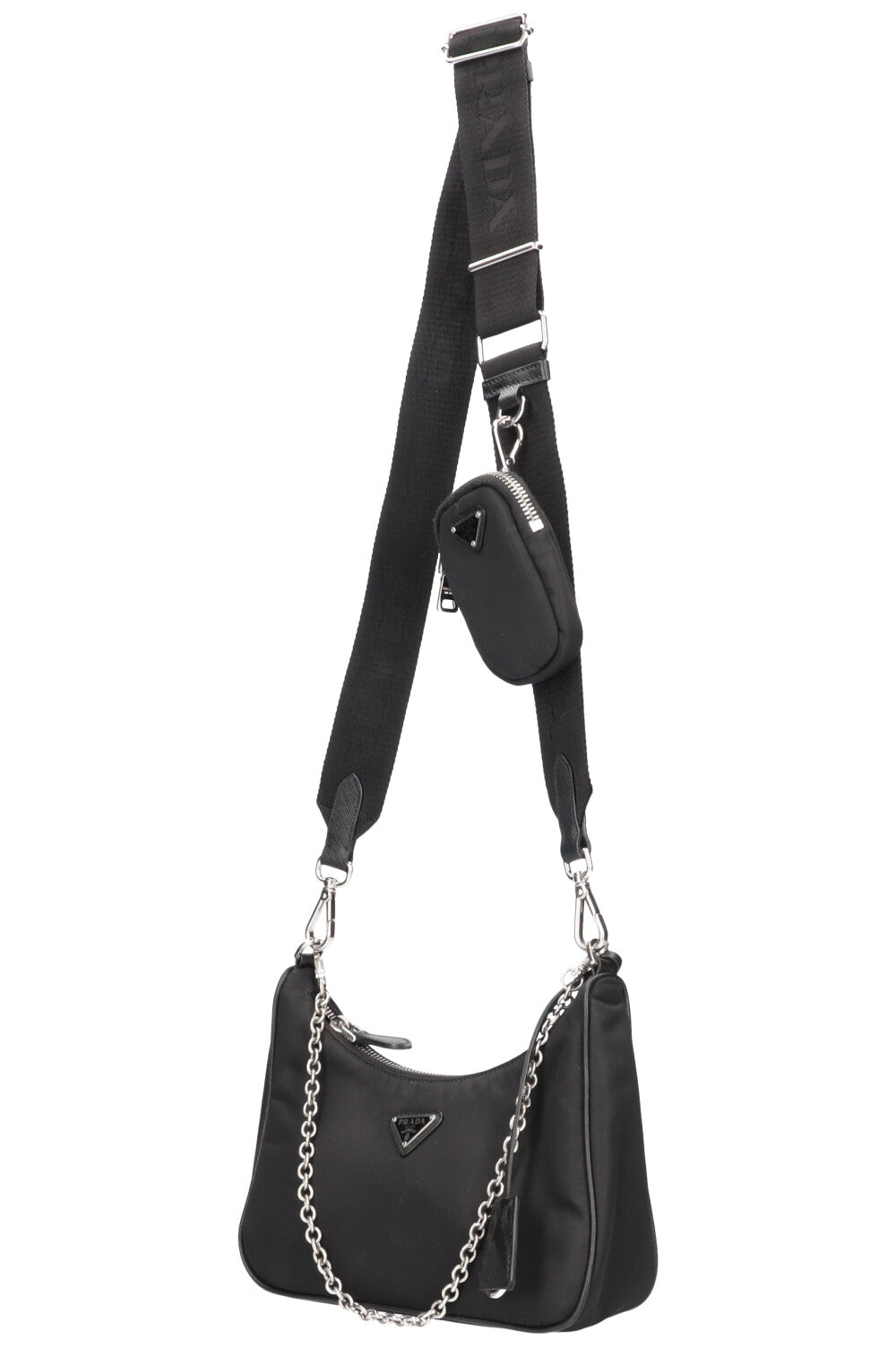 Prada Nylon Shoulder Bag Dupe Re Edition 2005 Prada Multi Pochette