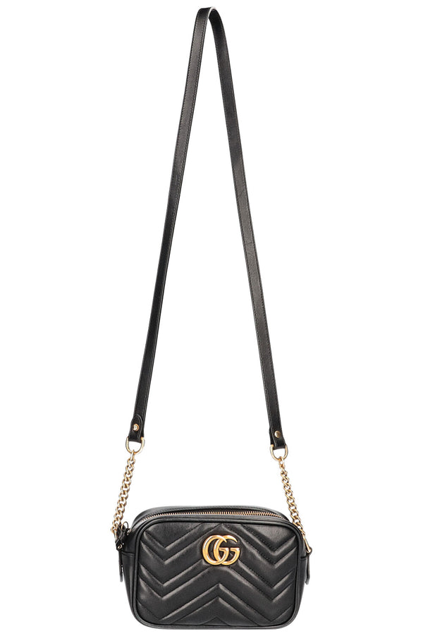 GUCCI Marmont Petit sac pour appareil photo Noir