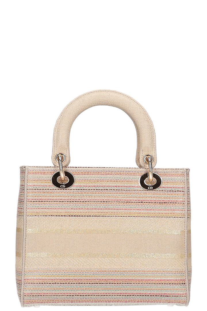 CHRISTIAN DIOR Lady Dior Bag Medium Gold Collection