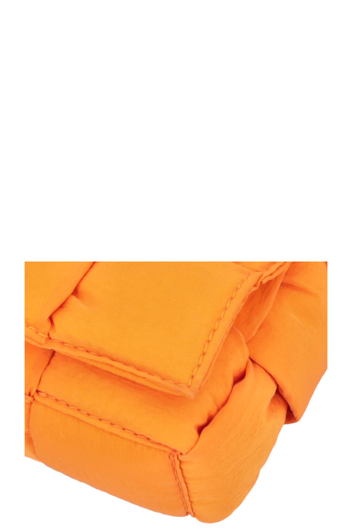 BOTTEGA VENETA Padded Mini Candy Cassette Crossbody Bag Orange