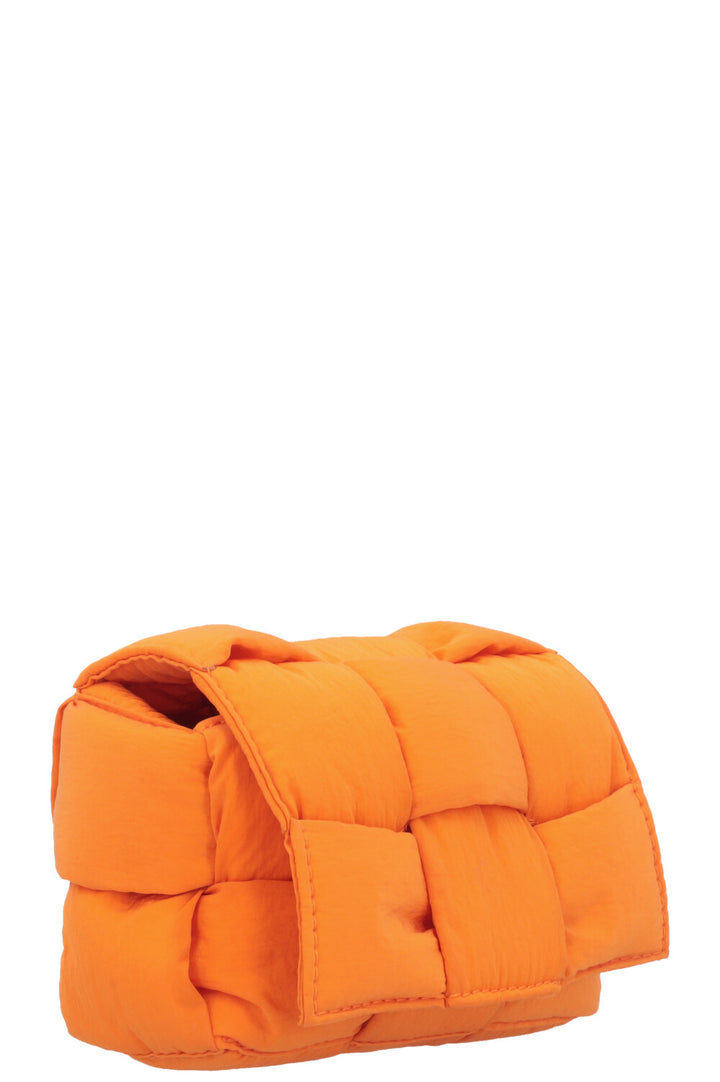 BOTTEGA VENETA Padded Mini Candy Cassette Crossbody Bag Orange
