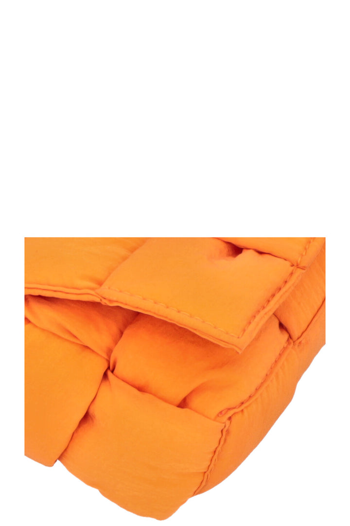 BOTTEGA VENETA Padded Mini Candy Cassette Crossbody Bag Orange