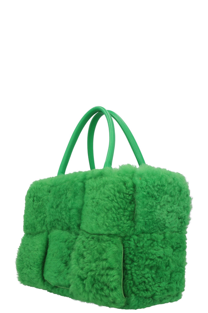 BOTTEGA VENETA Arco Shearling Bag Parakeet