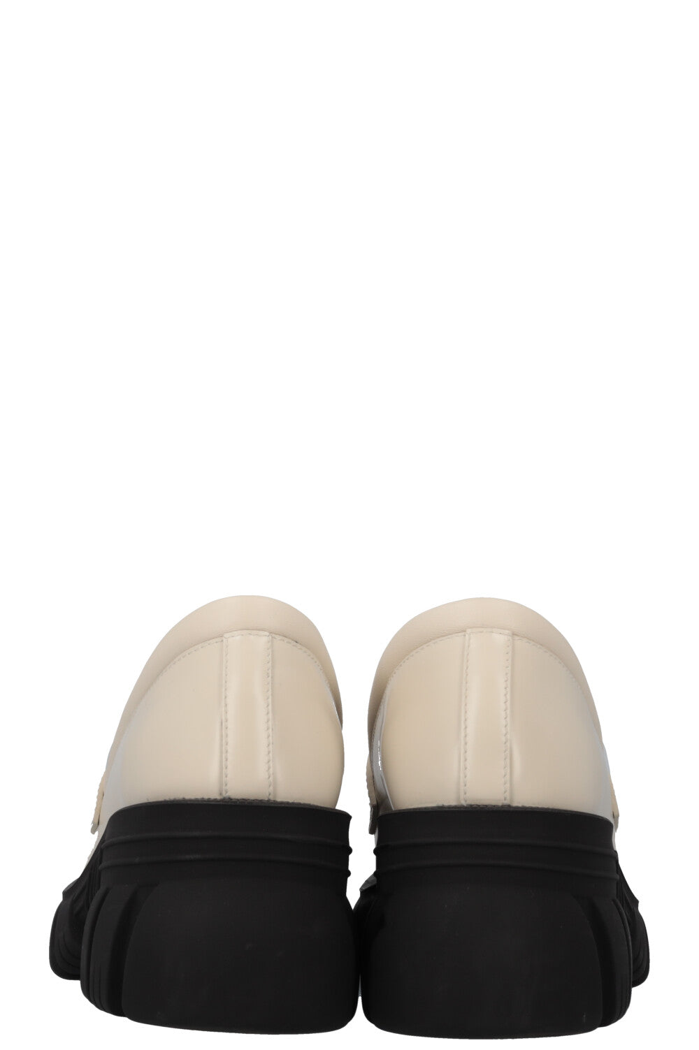 GUCCI Loafers Leather White