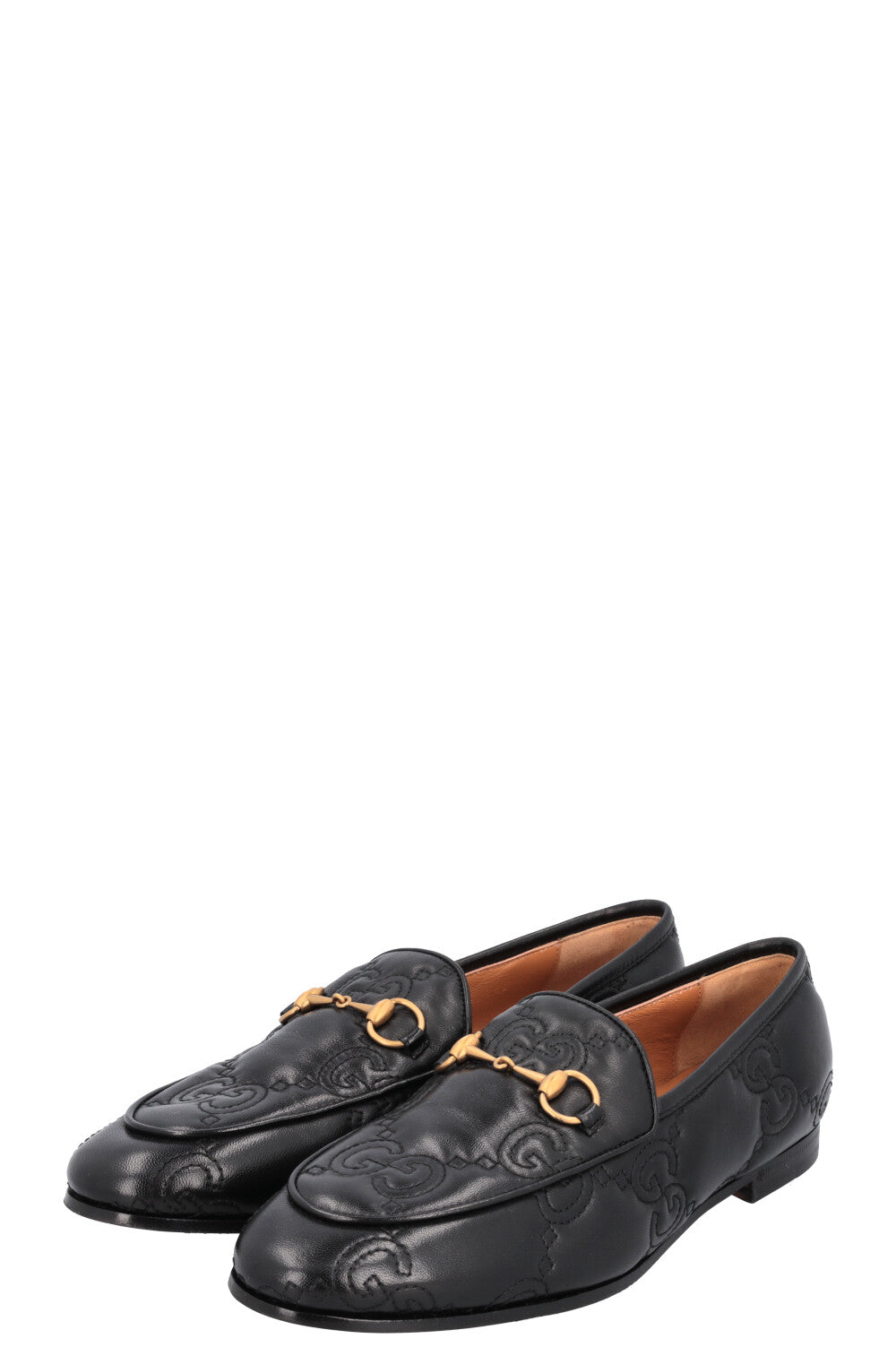 GUCCI Mocassins GG brodés Jordaan Noir