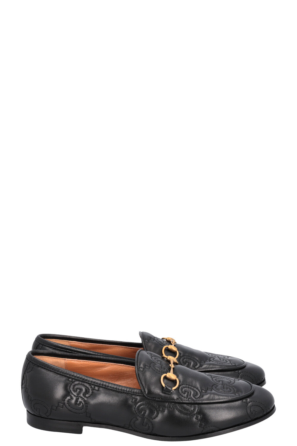 GUCCI Mocassins GG brodés Jordaan Noir