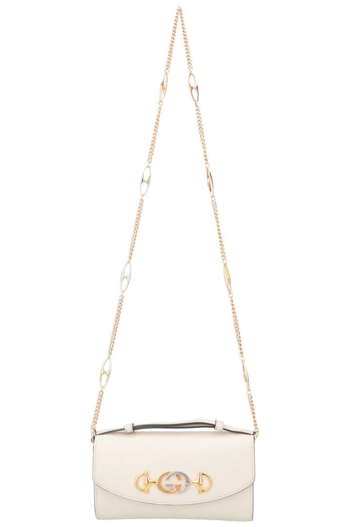 GUCCI Zumi Top Handle Wallet On Chain White