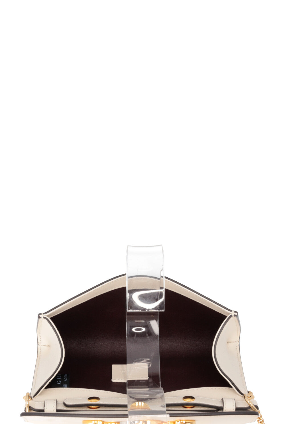 GUCCI Zumi Top Handle Wallet On Chain White