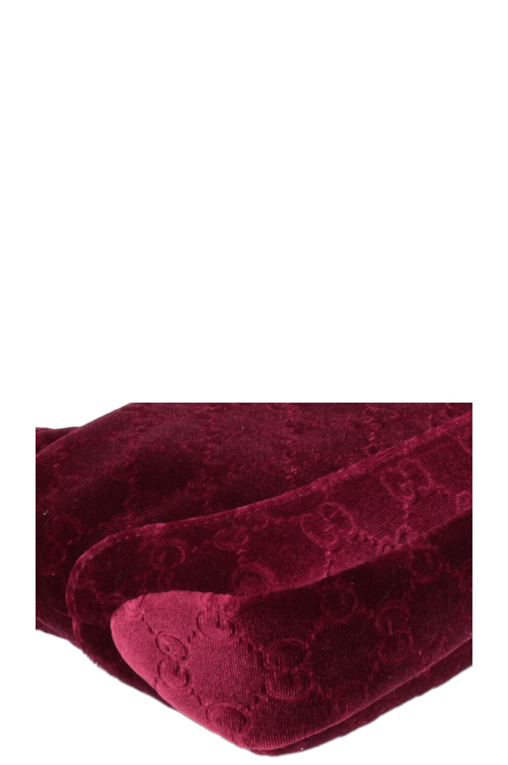 GUCCI Mini Jackie 1961 Velvet Jacquard Burgundy
