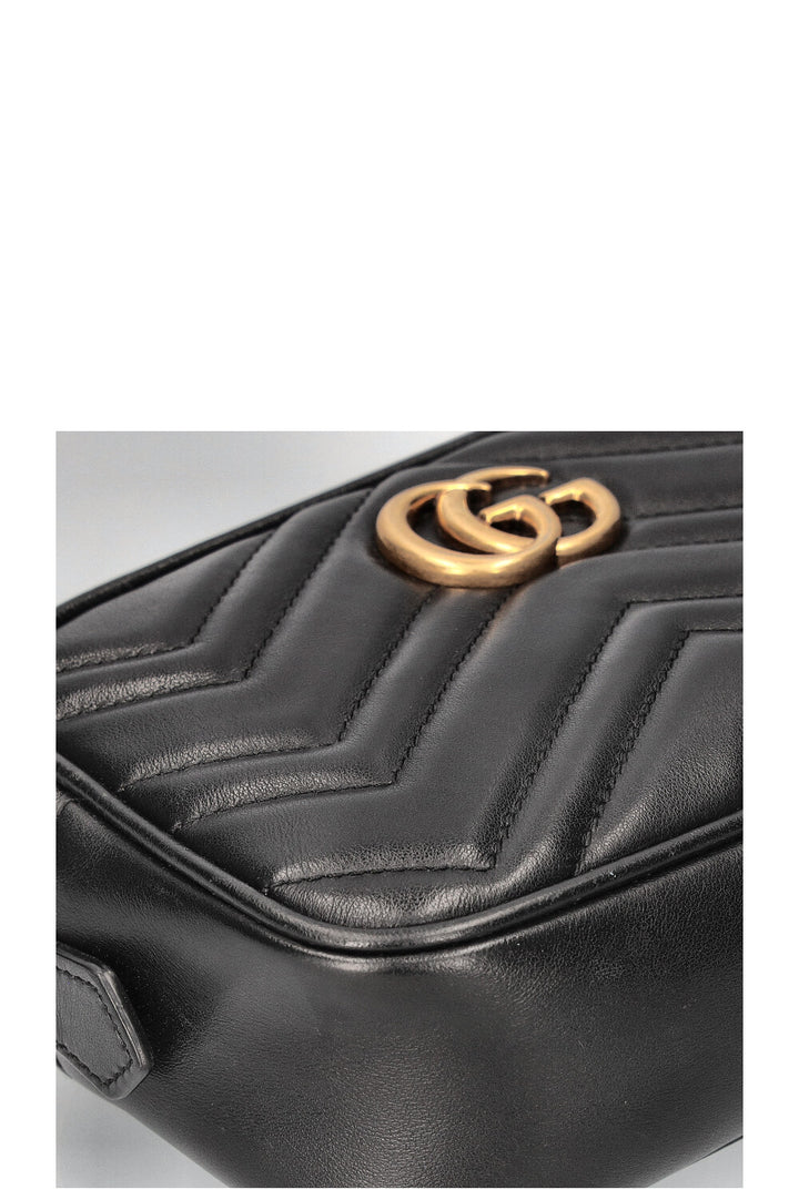 GUCCI Marmont Small Camera Bag Black