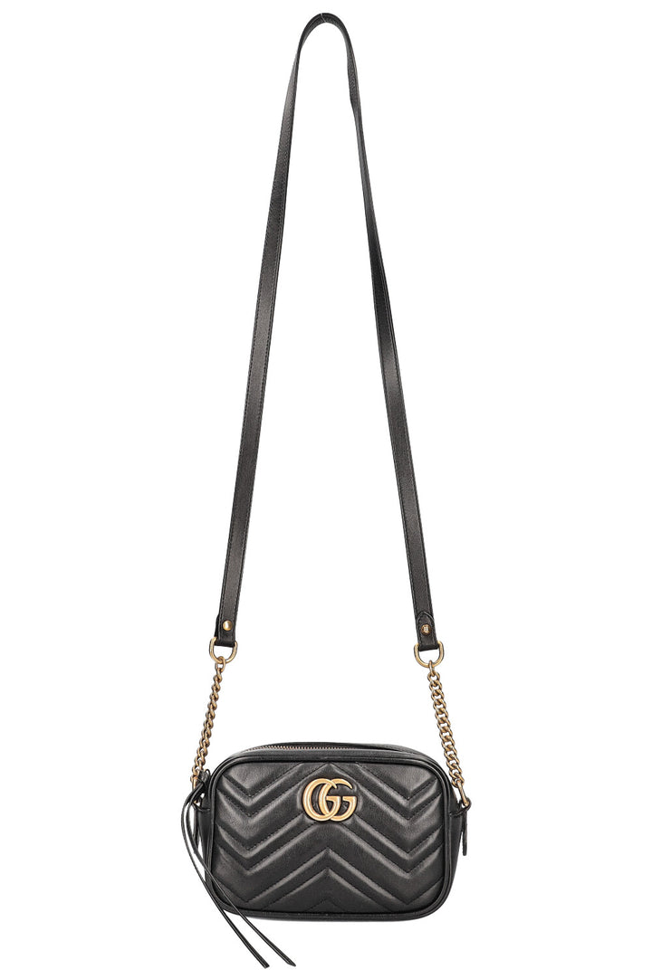 GUCCI Marmont Small Camera Bag Black