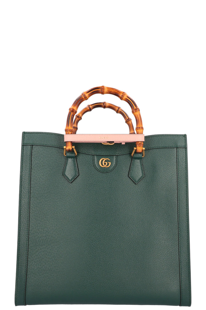 GUCCI Diana Tote Bag Green