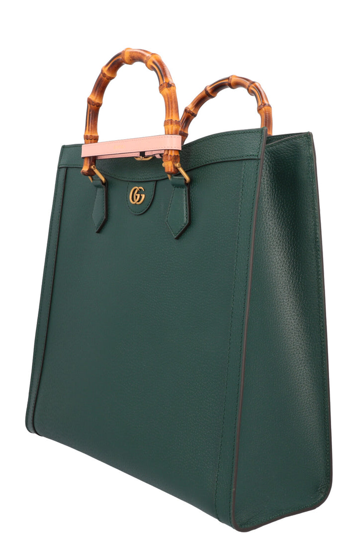 GUCCI Diana Tote Bag Green