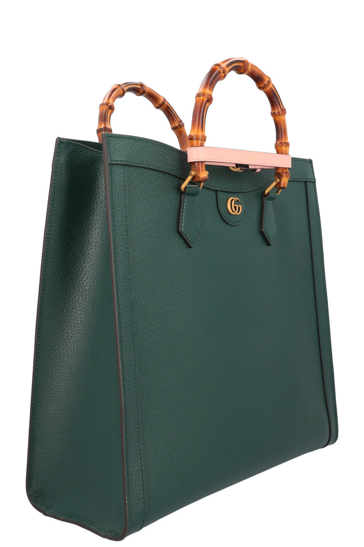 GUCCI Diana Tote Bag Green