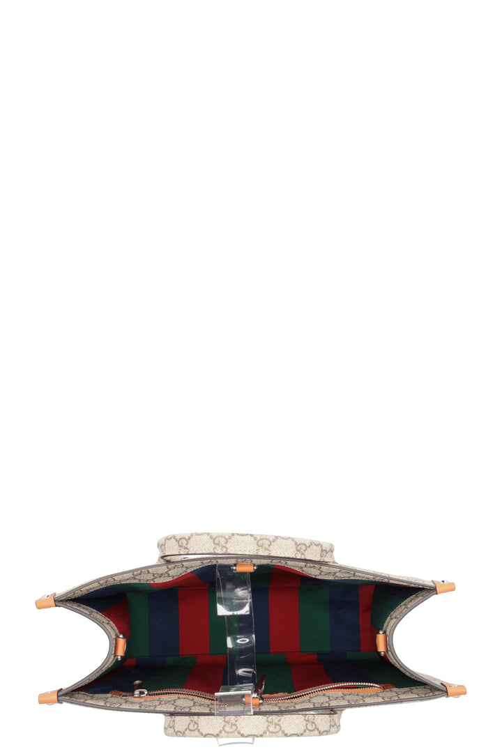 GUCCI Dans Le Vert GG Supreme Tote Bag