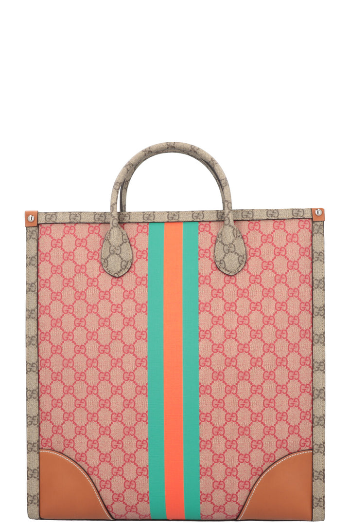 GUCCI Dans Le Vert GG Supreme Tote Bag