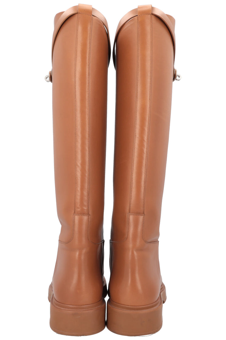 HERMÈS Variation Riding Boots Brown