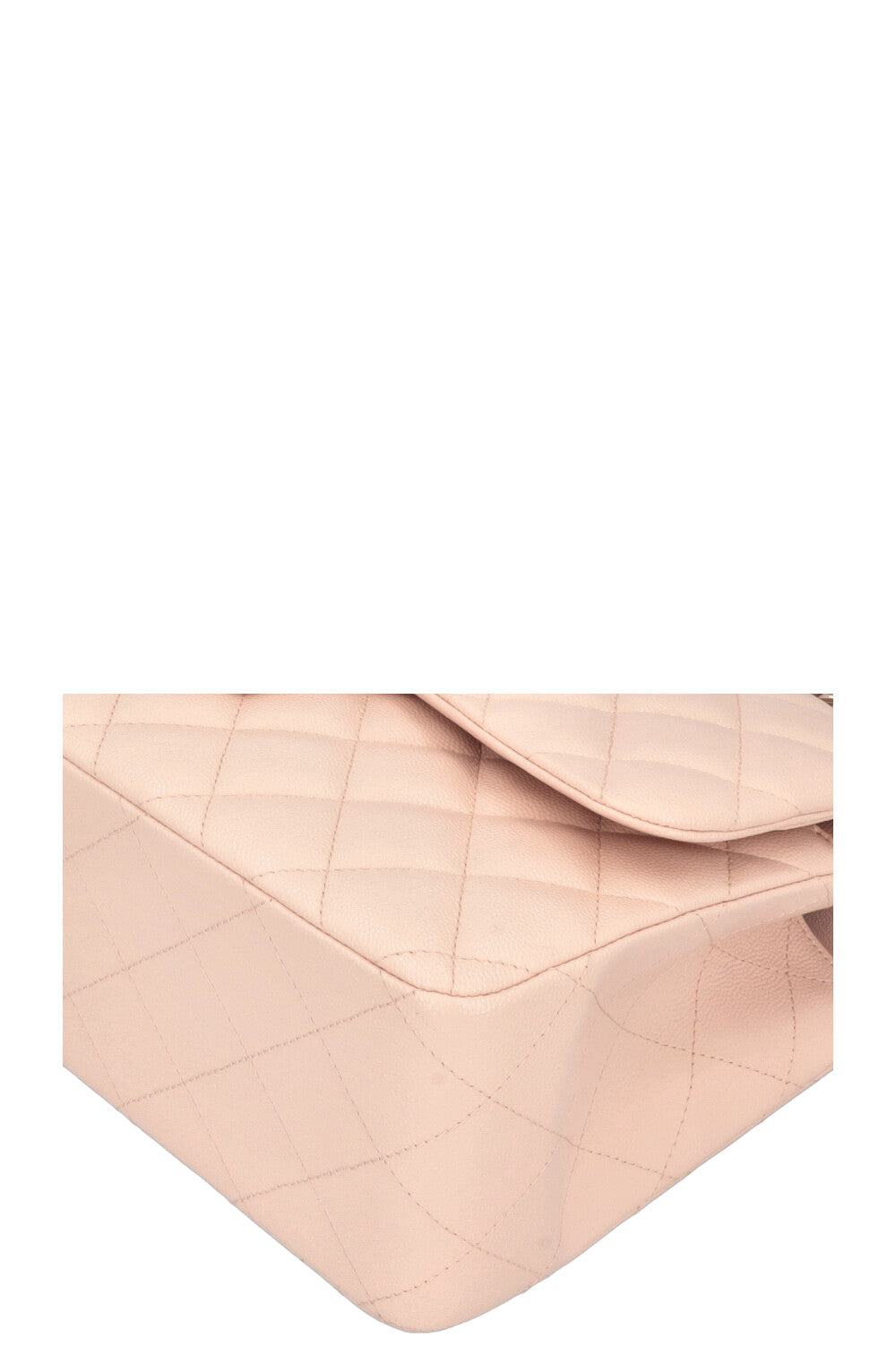 CHANEL Large Double Flap Bag Caviar Rose