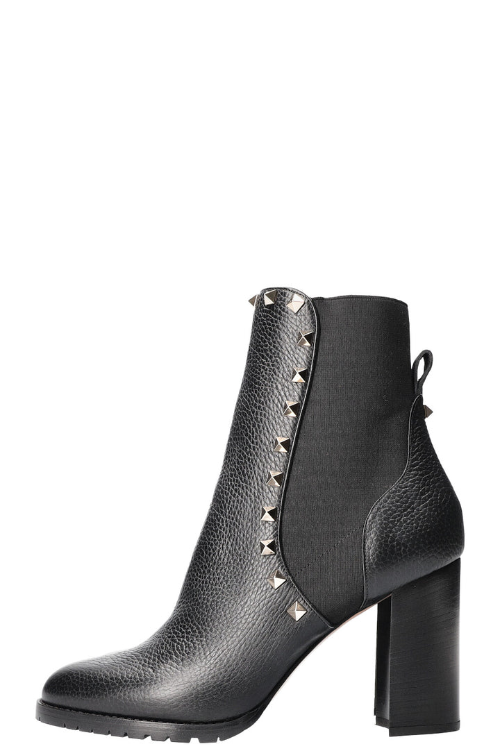 VALENTINO Rockstud Beatle Chelsea Boots Black