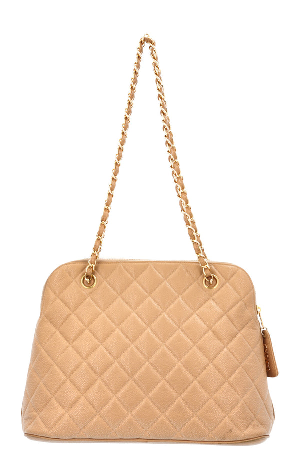 CHANEL Sac Caviar Beige