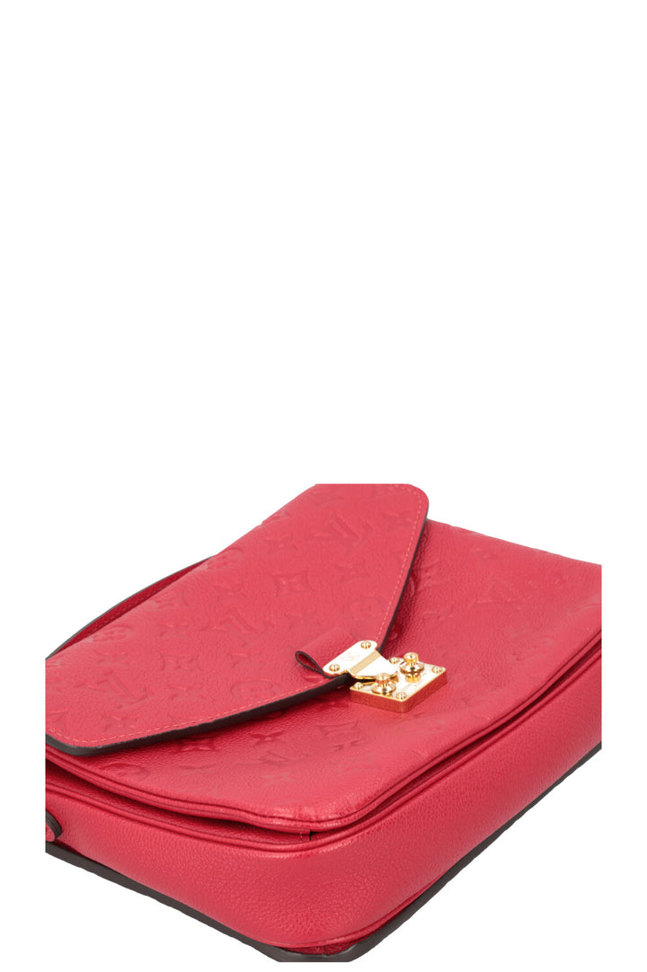 LOUIS VUITTON Pochette Métis Empreinte Rouge