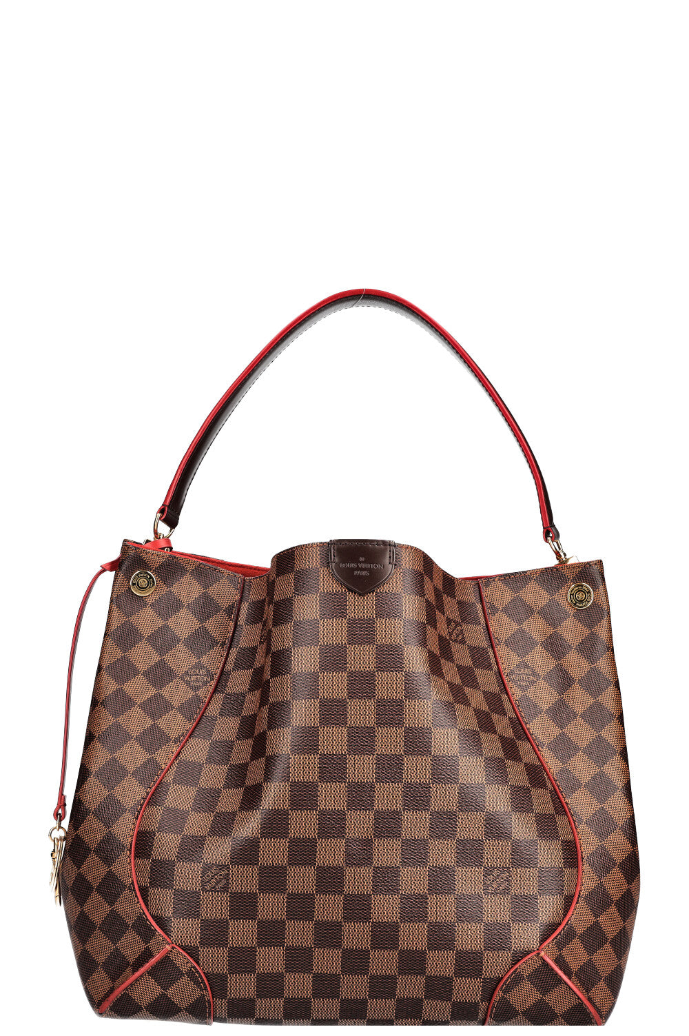 LOUIS VUITTON Caissa Hobo Bag Damier Ebene