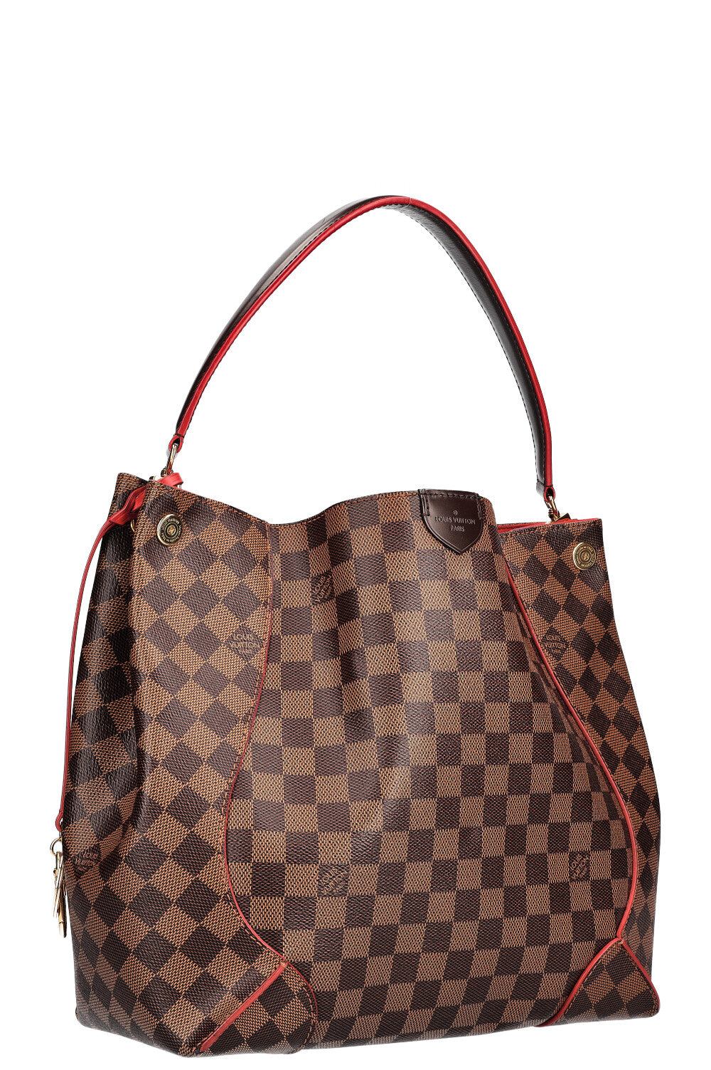 LOUIS VUITTON Caissa Hobo Bag Damier Ebene