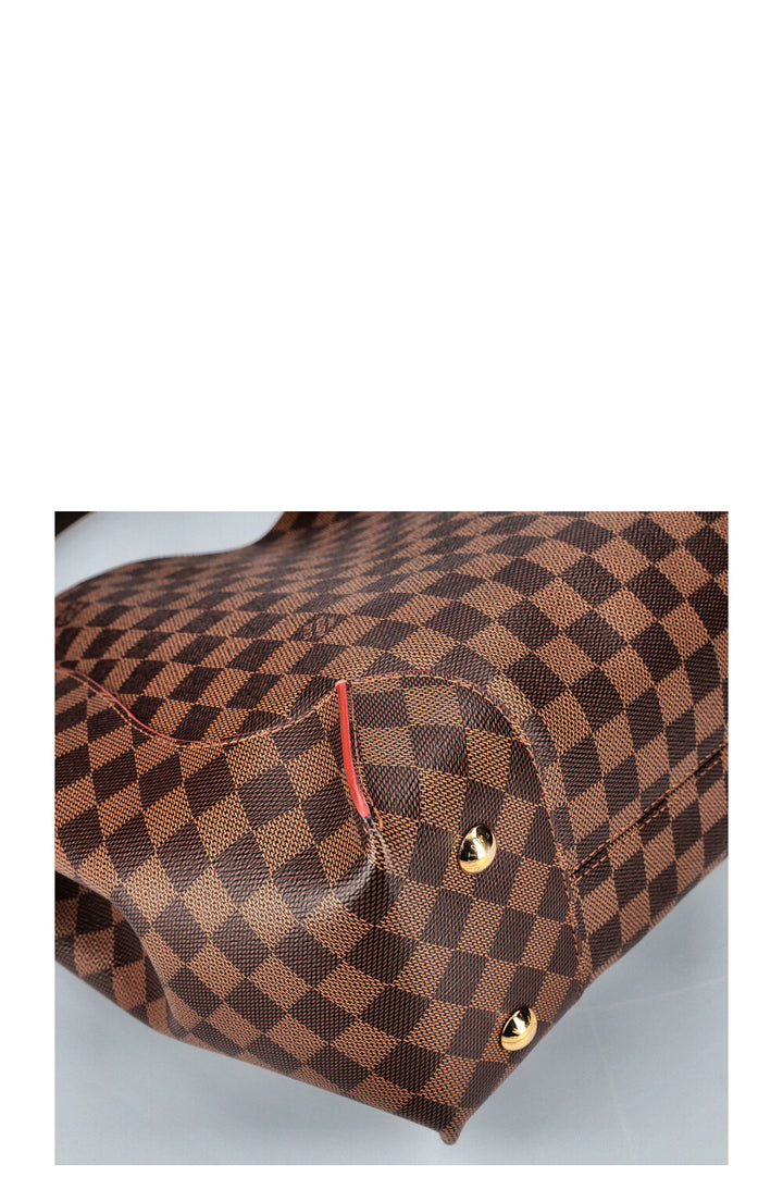 LOUIS VUITTON Caissa Hobo Bag Damier Ebene