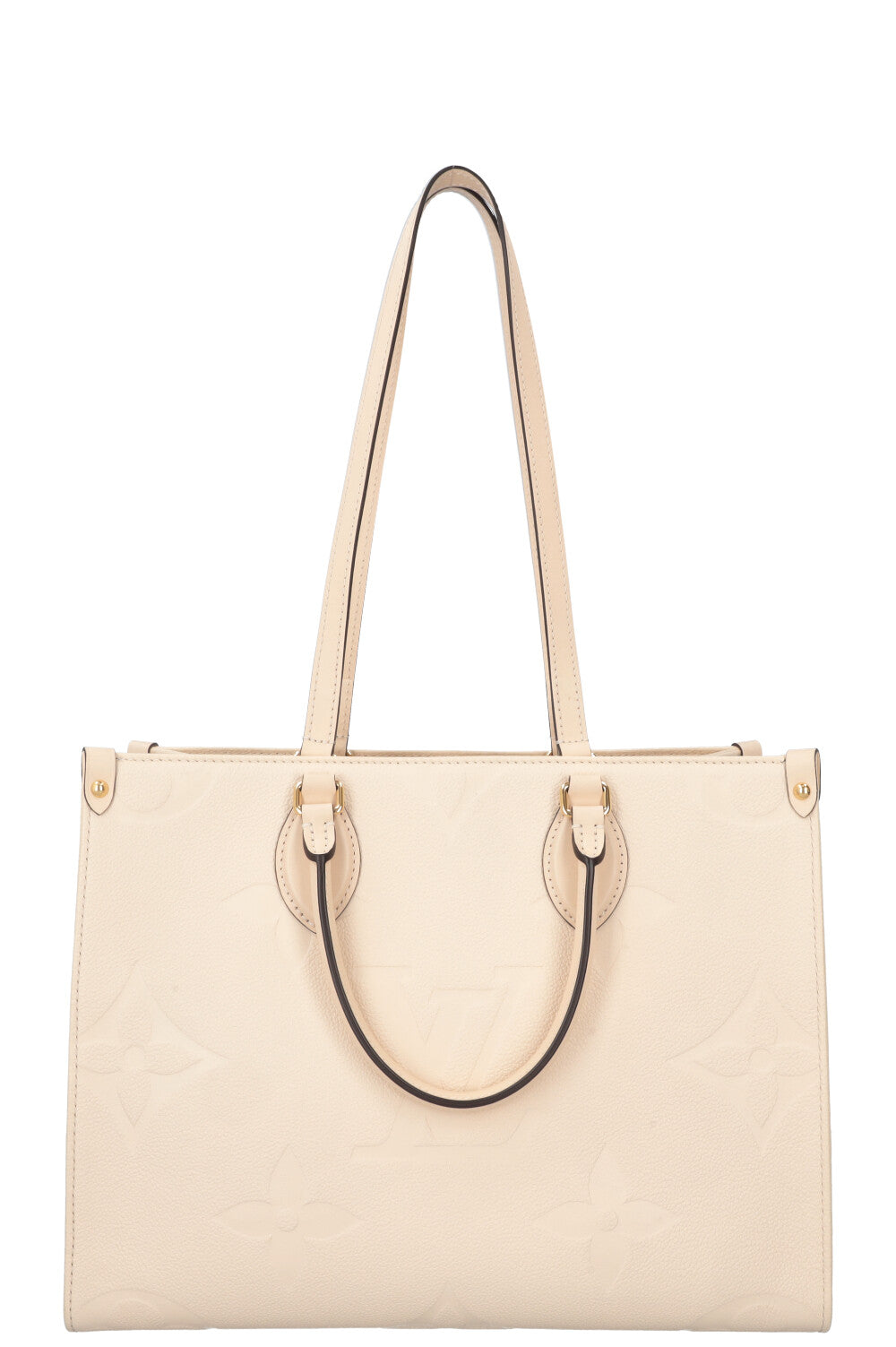 LOUIS VUITTON OnTheGo MM Tote Bag Ivory Empreinte – REAWAKE
