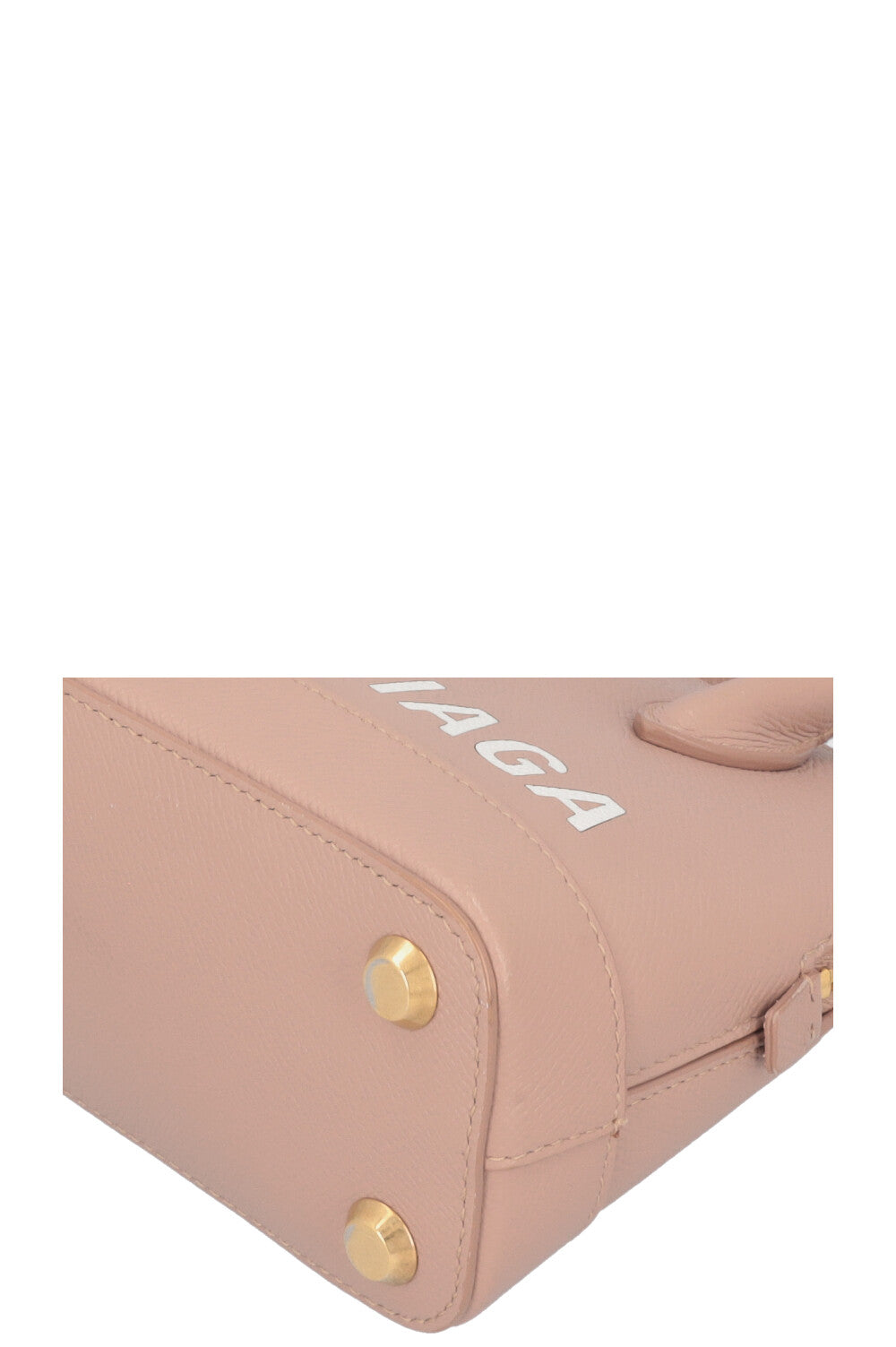 BALENCIAGA Nano Ville Bag Leather Nude