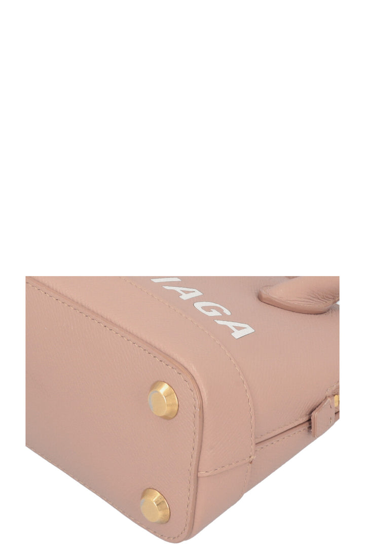 BALENCIAGA Nano Ville Bag Leather Nude
