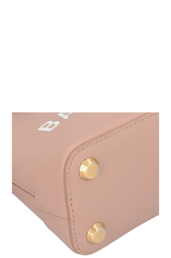 BALENCIAGA Nano Ville Bag Leather Nude