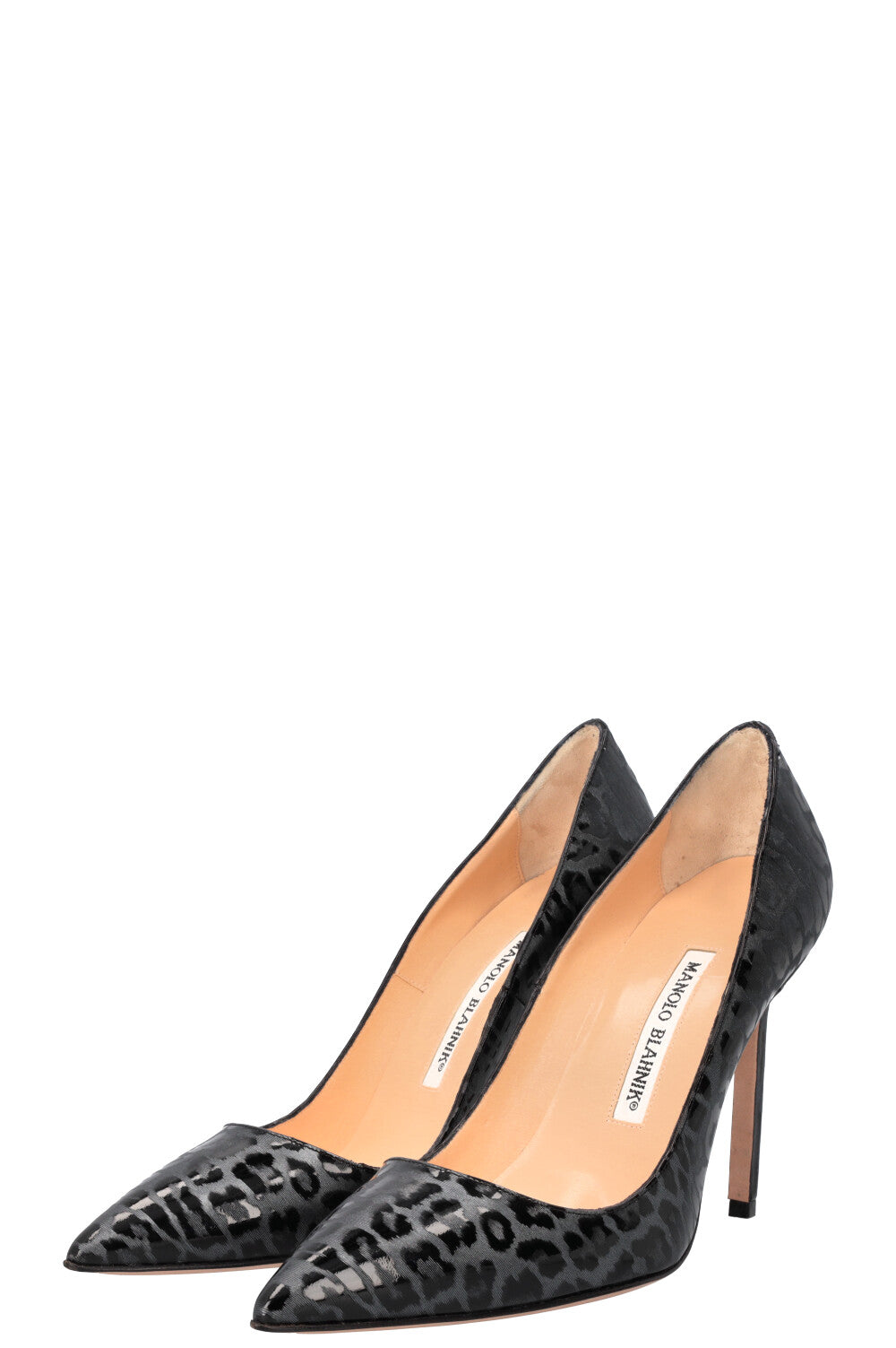 MANOLO BLAHNIK Cheetah Heels Grey – REAWAKE display picture 2