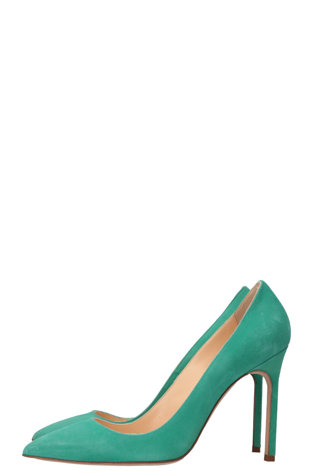 MANOLO BLAHNIK Heels Suede Green