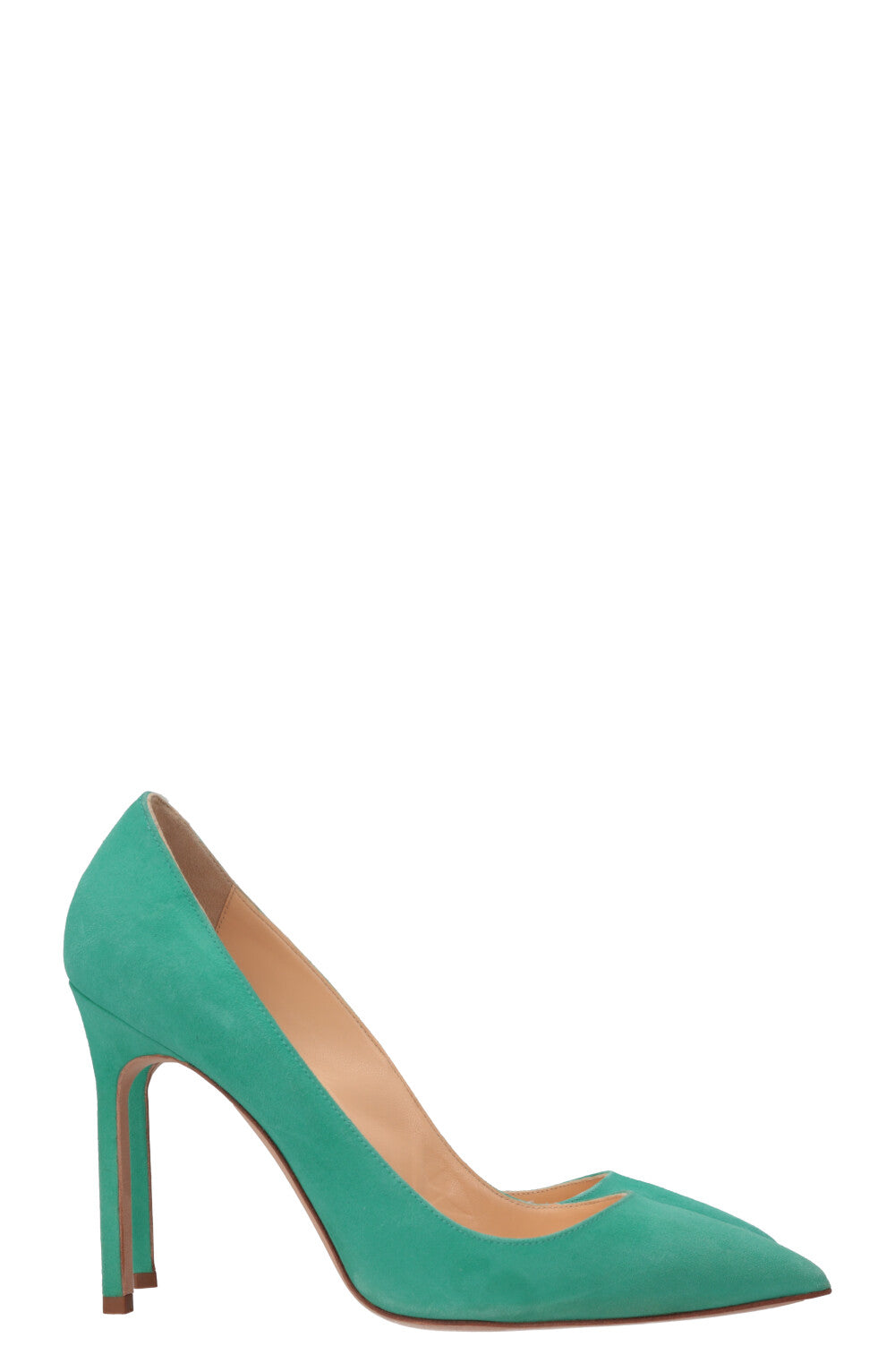 MANOLO BLAHNIK Heels Suede Green – REAWAKE