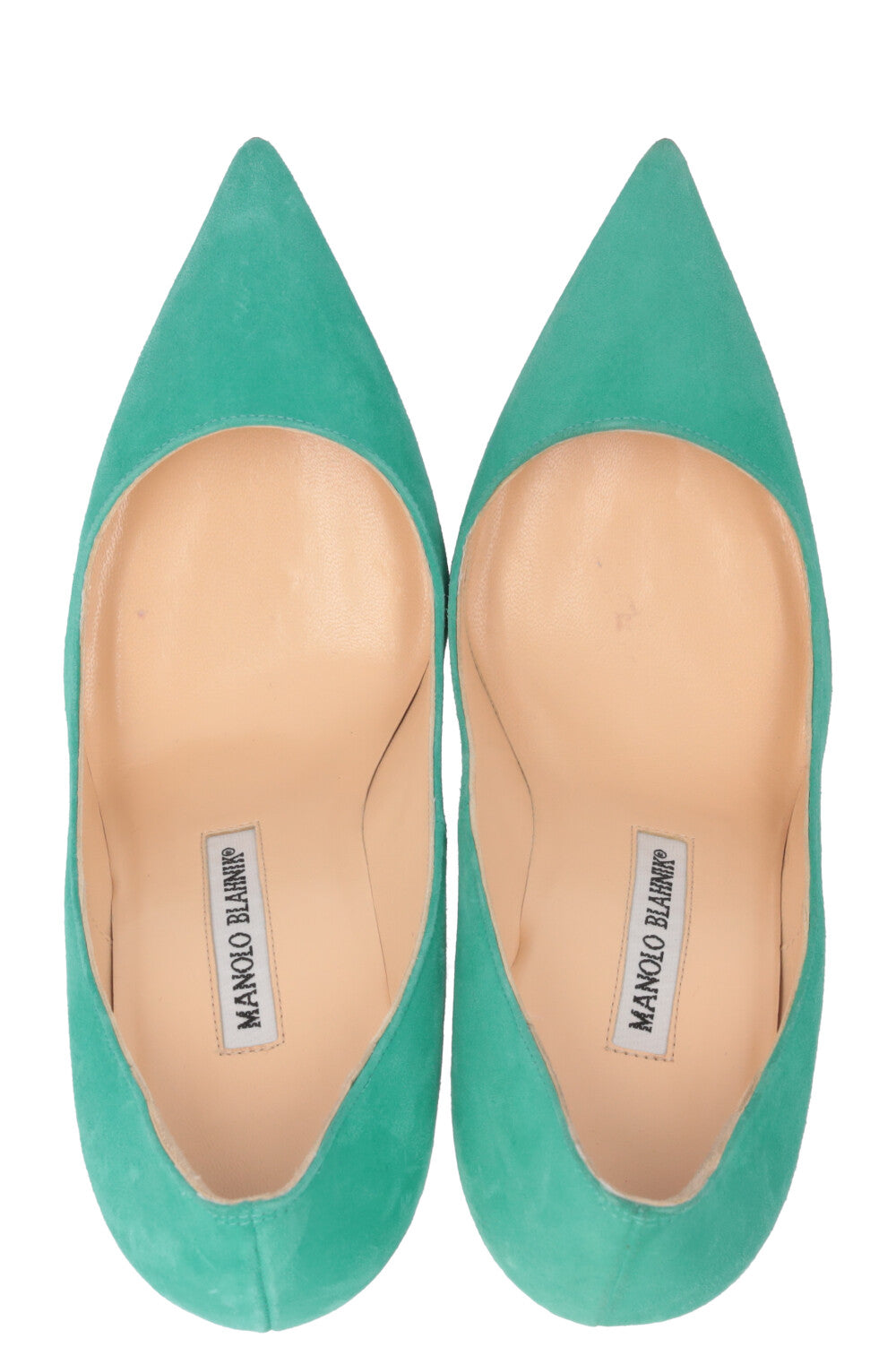 MANOLO BLAHNIK Heels Suede Green