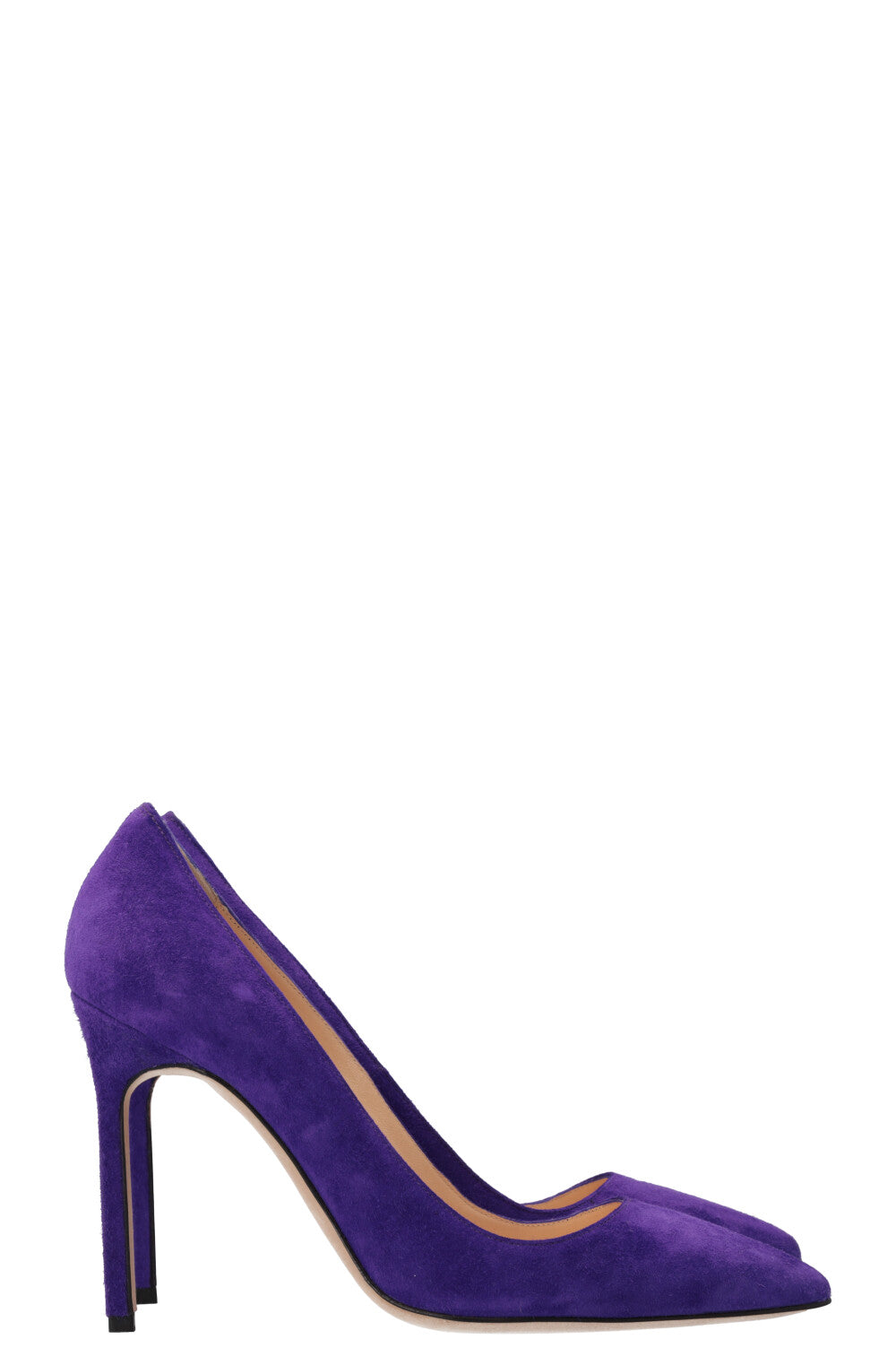 MANOLO BLAHNIK Heels Suede Purple