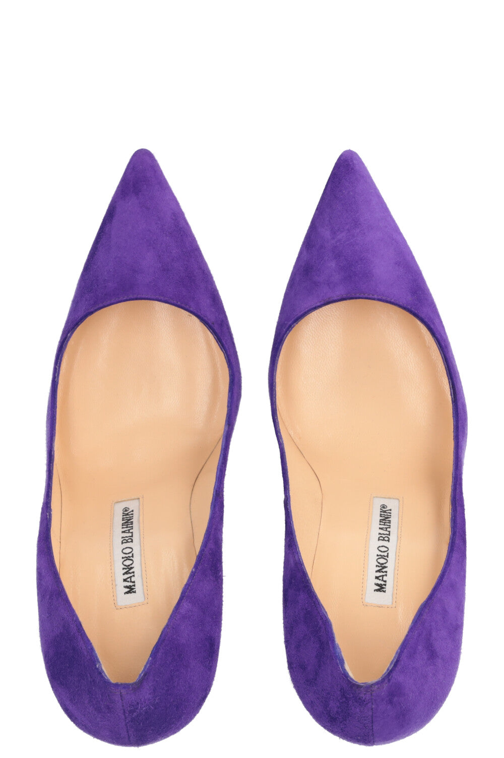 MANOLO BLAHNIK Heels Suede Purple