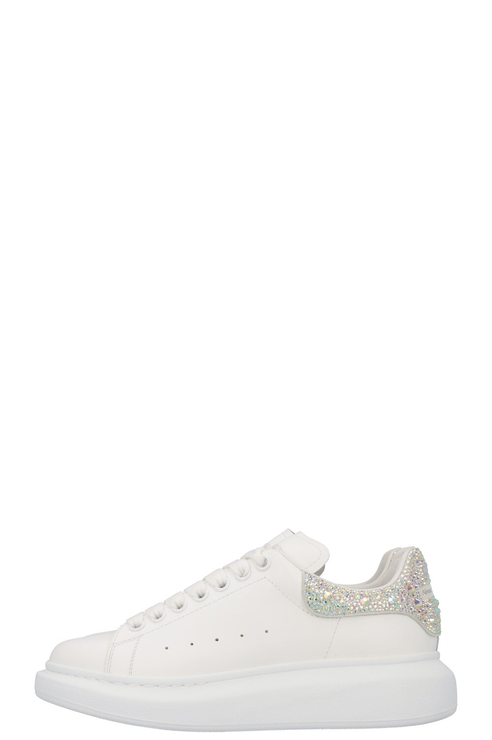 ALEXANDER MCQUEEN Oversized Sneakers White Crystal