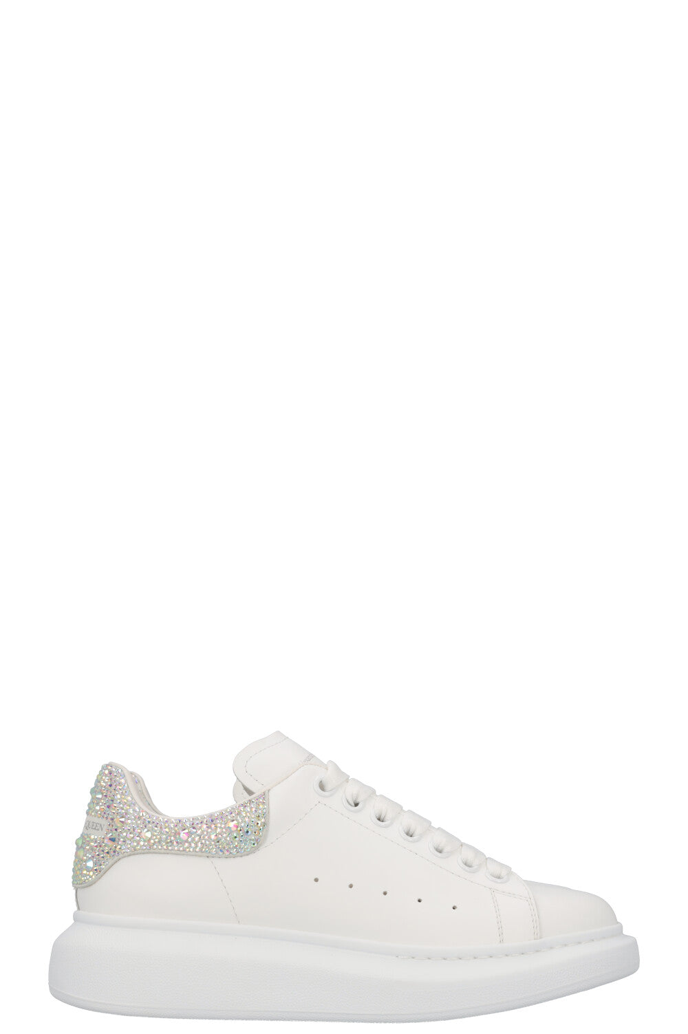 ALEXANDER MCQUEEN Oversized Sneakers White Crystal