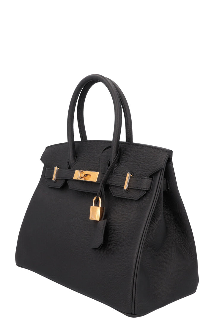 HERMÈS Birkin 30 Epsom Retourne Noir