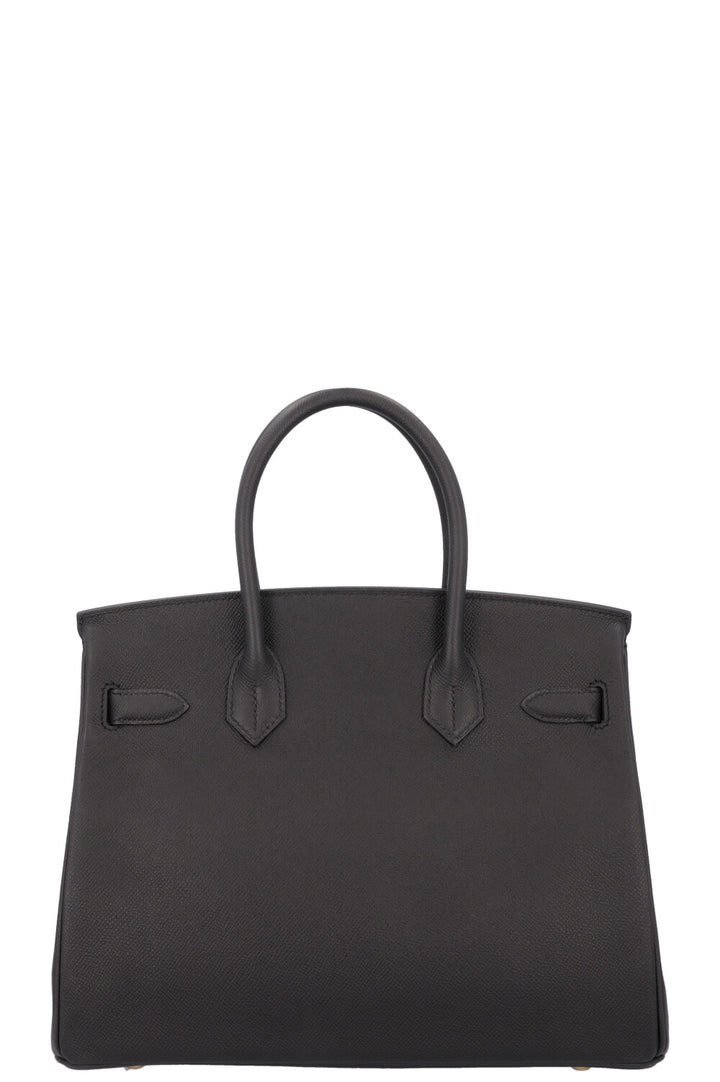 HERMÈS Birkin 30 Epsom Retourne Noir