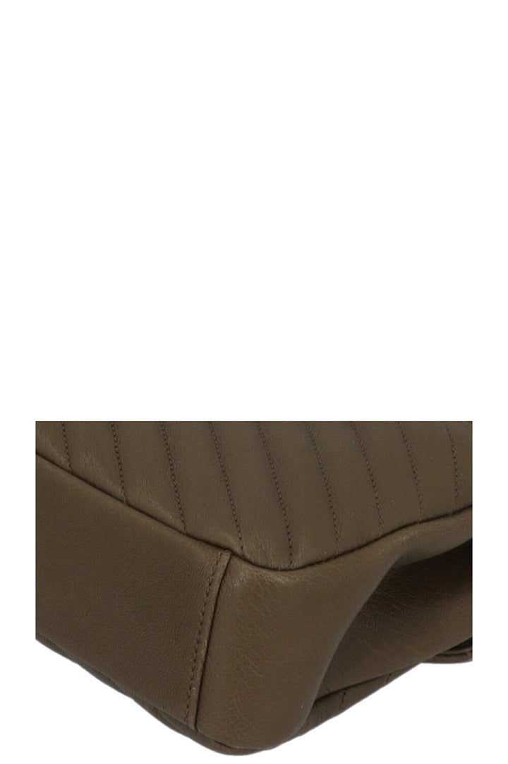 SAINT LAURENT College Bag Medium Green