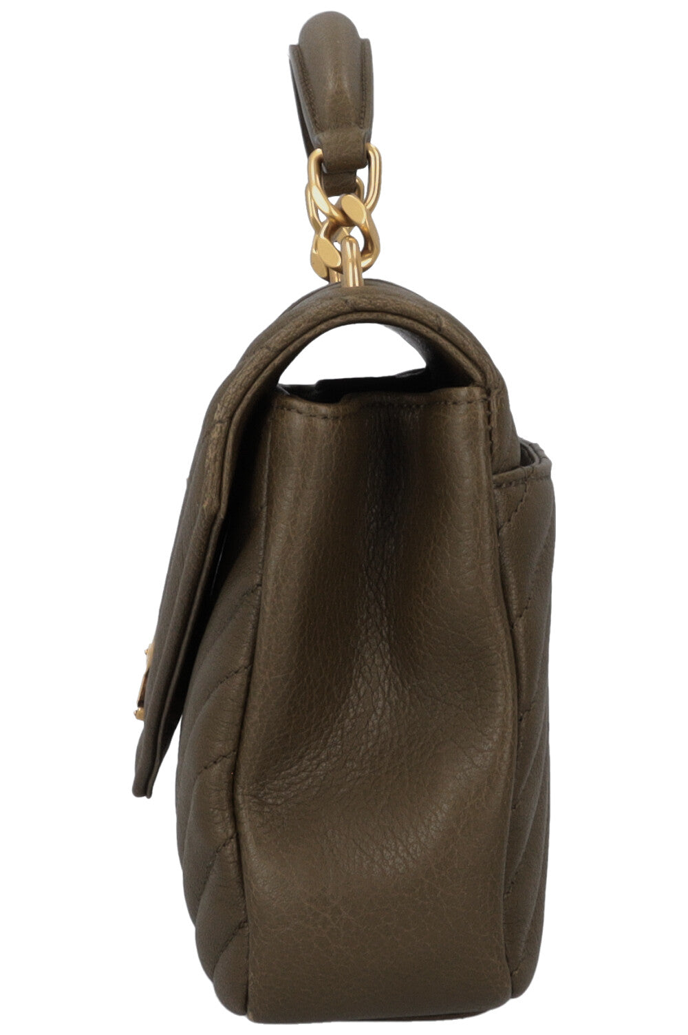 SAINT LAURENT College Bag Medium Green