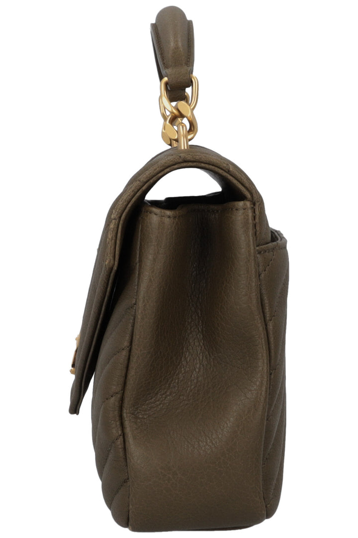 SAINT LAURENT College Bag Medium Green