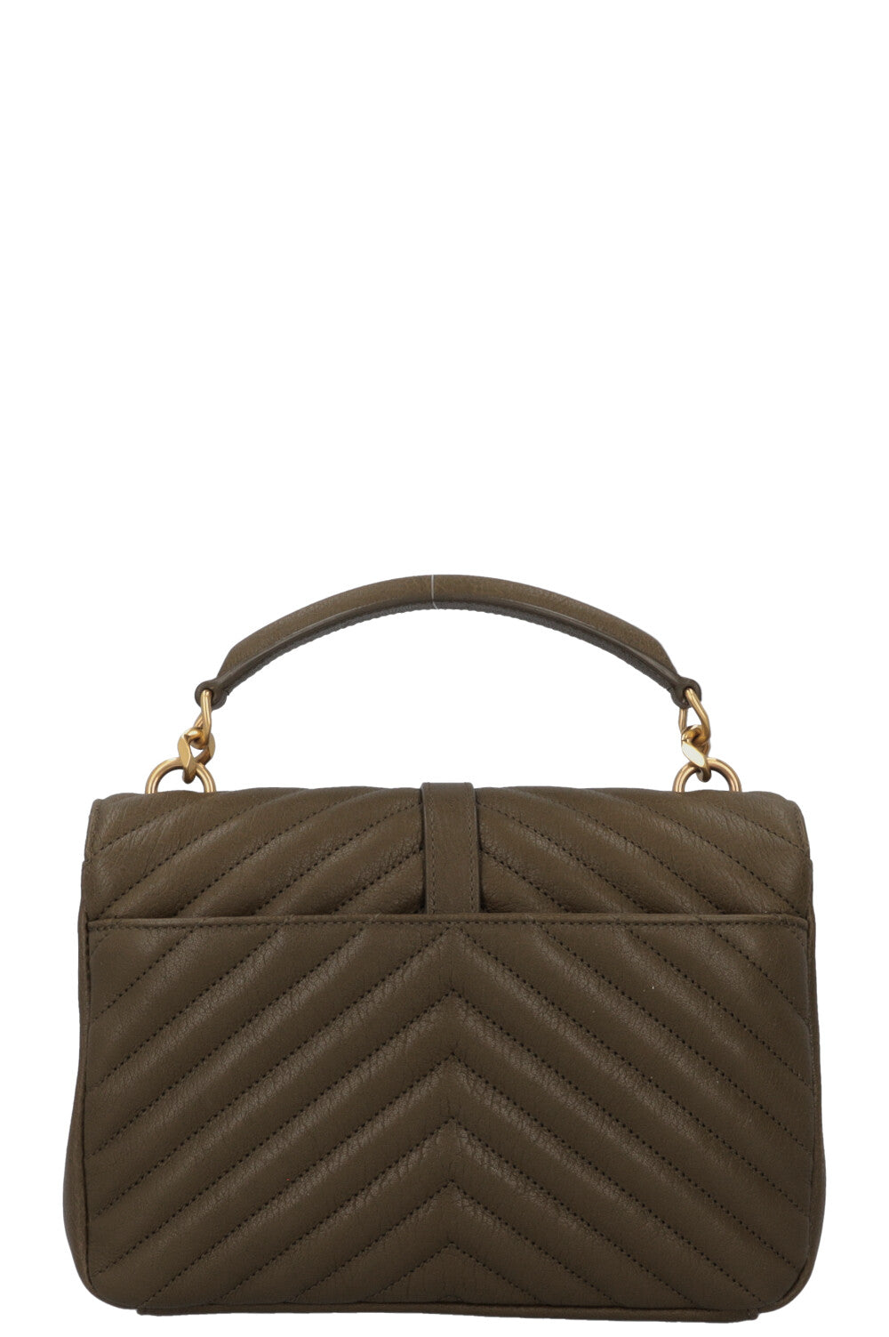 SAINT LAURENT College Bag Medium Green