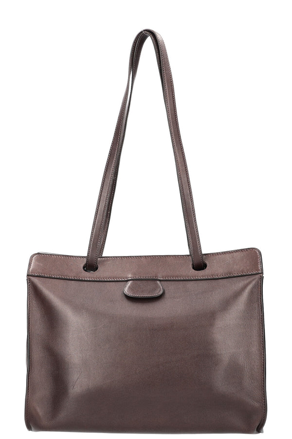 HERMÈS Gulliver Muso Tote Bag Chocolate