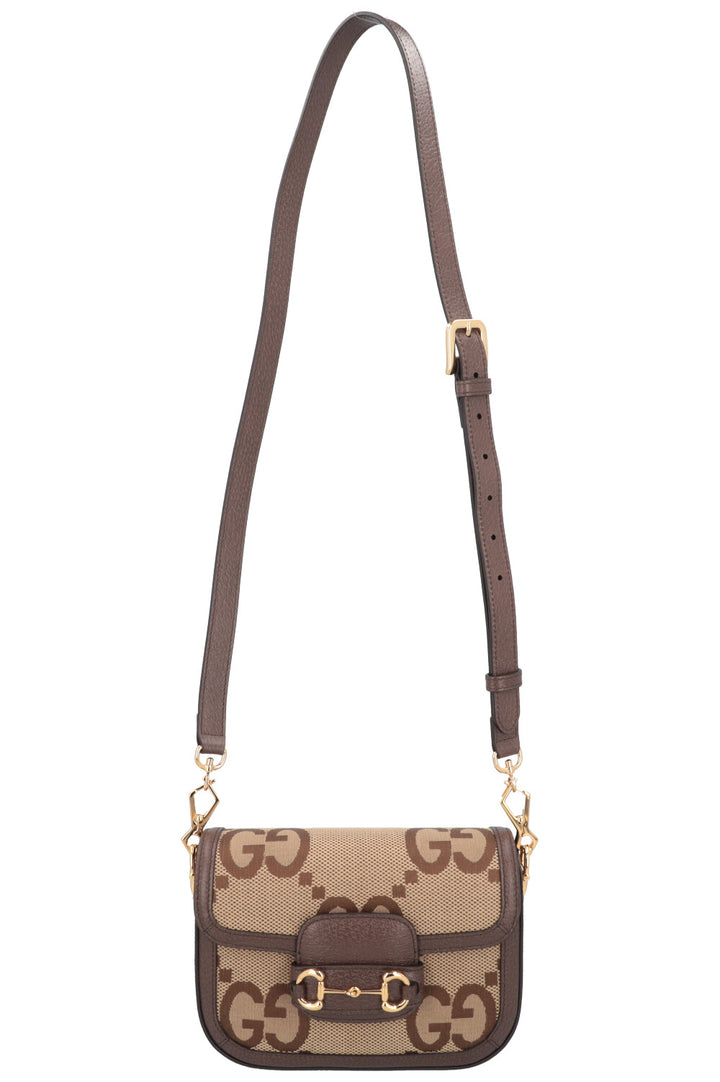 GUCCI 1955 Horsebit Giant GG Sac bandoulière en toile