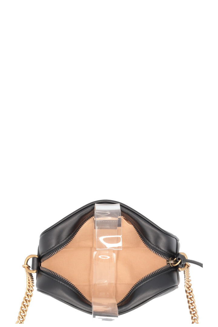 GUCCI Petit sac à bandoulière matelassé Marmont Noir